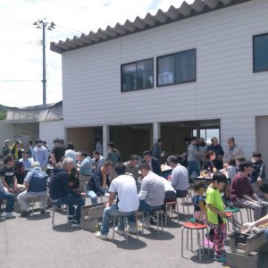 恒例BBQ開催